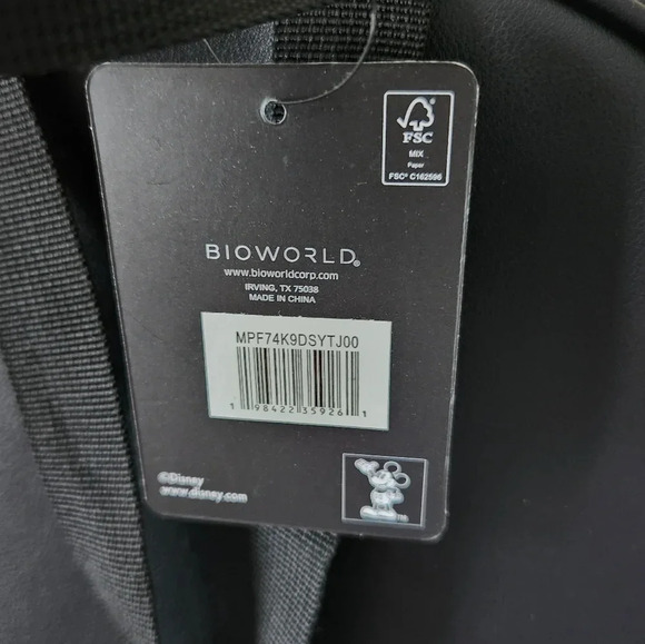 NWT Disney Mickey Mouse Pumpkin Halloween Glow in the Dark Backpack - Picture 9 of 11